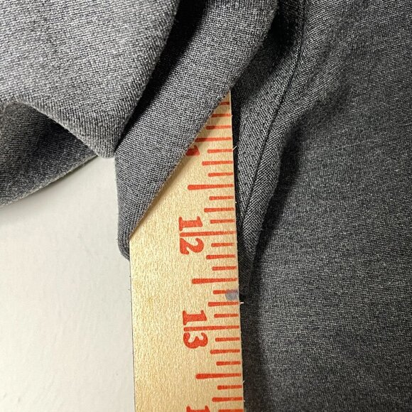 J Crew Gigi Pant Gray 16 Minimalist Curvy Formal Office Comfy Sleek Modern - Picture 6 of 11